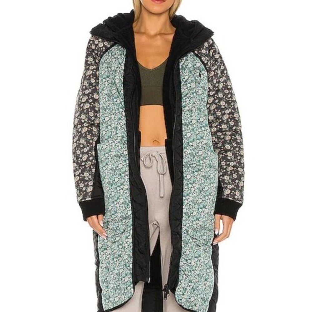 Free People Toledo Longline Printed Puffer - Picture 5 of 14